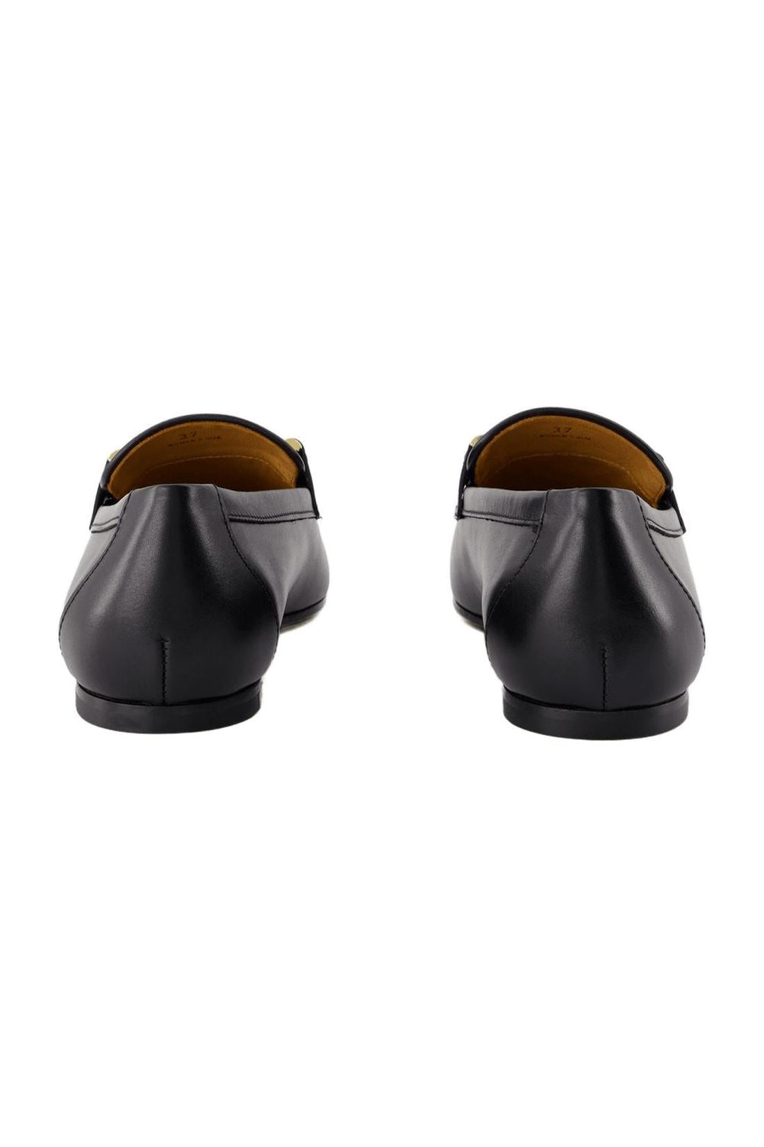 Flache Schuhe Barreta - Tod's - Leder - Schwarz