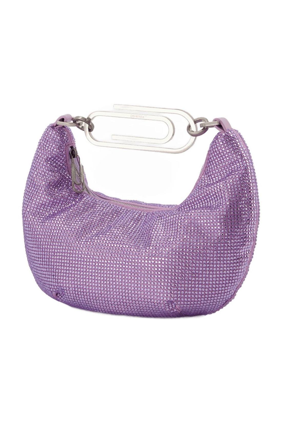 Tasche Binder Clip 20 in Strass / lila