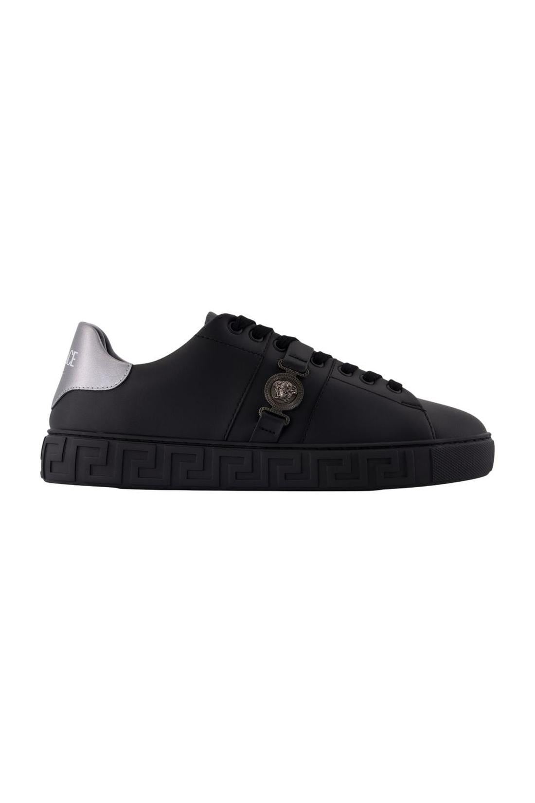 Sneakers - Versace - Leder - Schwarz