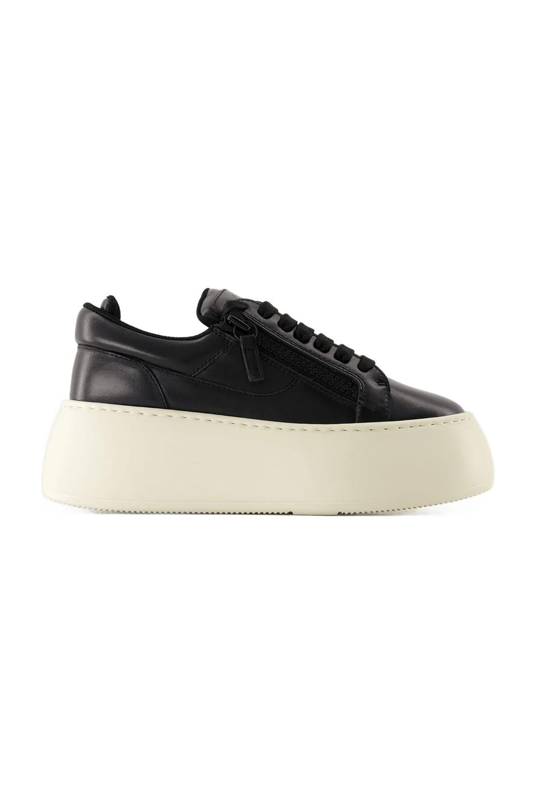 Sneakers Gz94 Maxi - Giuseppe Zanotti - Leder - Schwarz