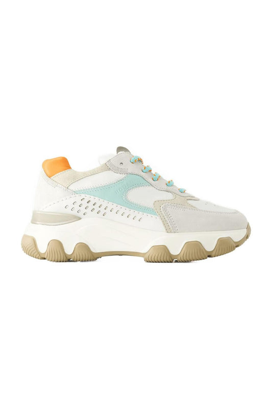 Hyperactive Sneakers - Hogan - Leder - Grau/Braun