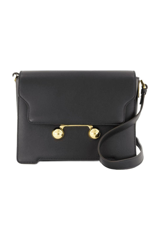 Handtasche Medium - Marni - Leder - Schwarz