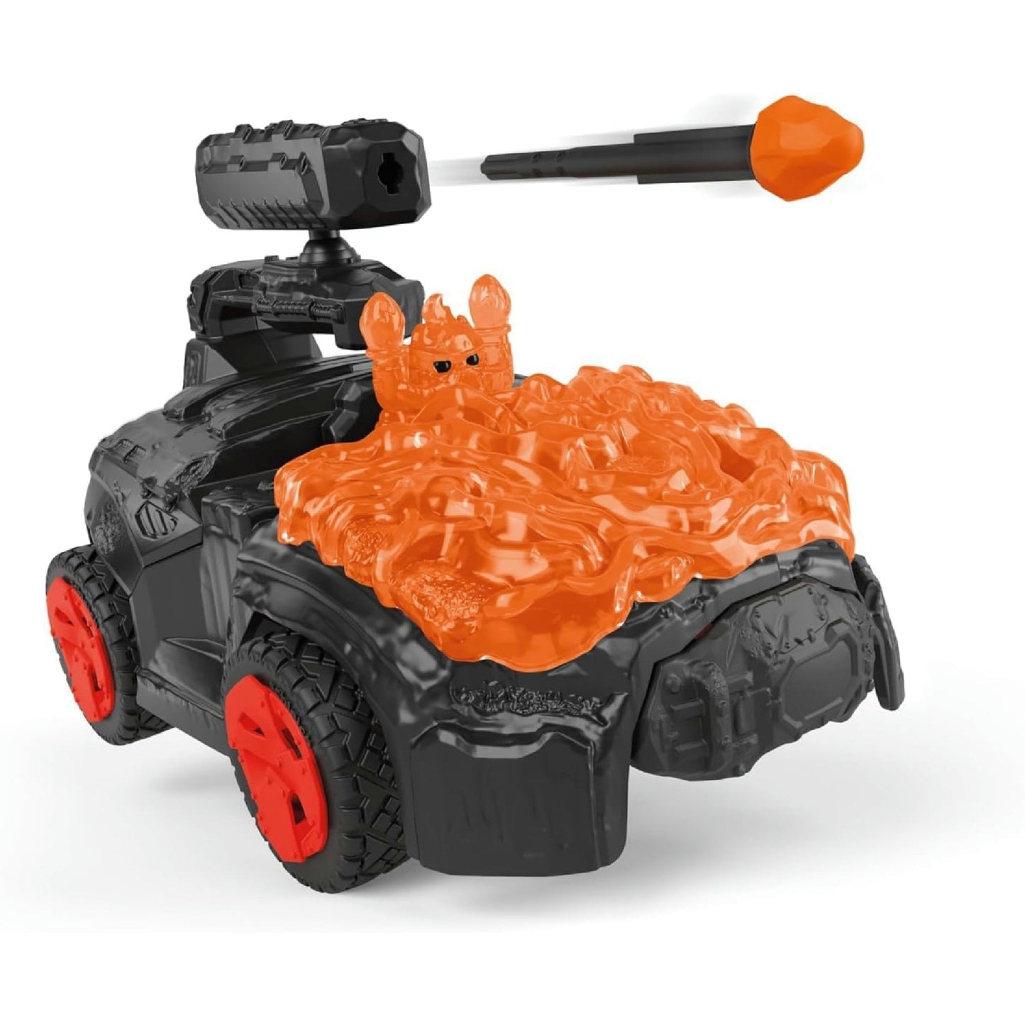 Schleich Lava Crashmobil Mit Mini Kreatur - 23 cm Maßstab 1 Zu 24