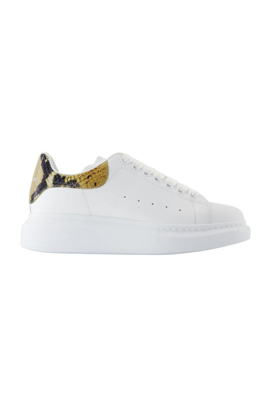 Oversized Sneakers - Alexander Mcqueen - White - Leather