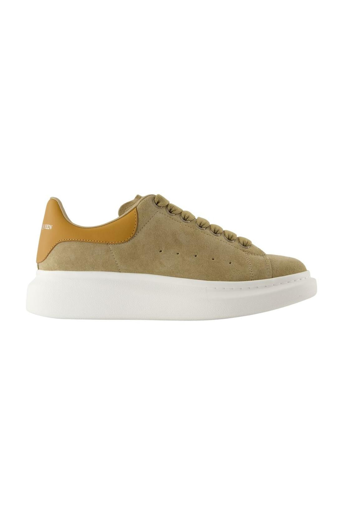 Oversize Sneakers - Alexander McQueen - Leder - Beige