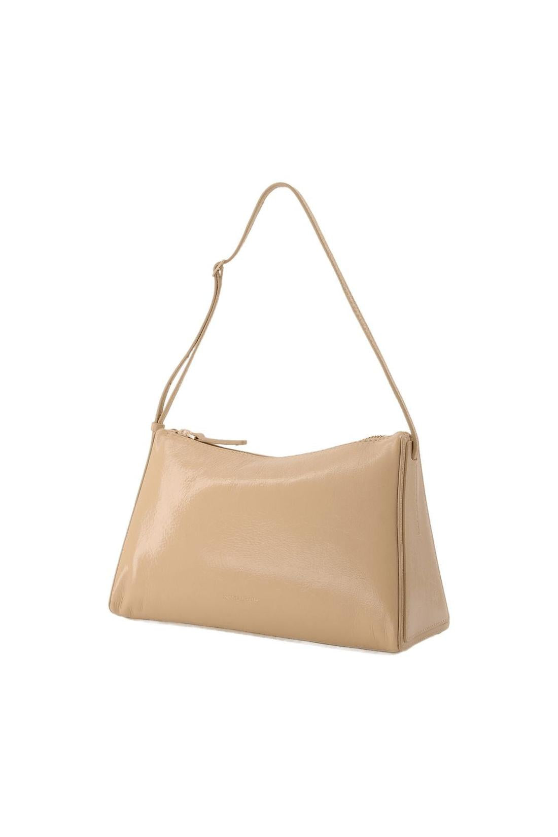 Prism Tasche aus Leder Beige