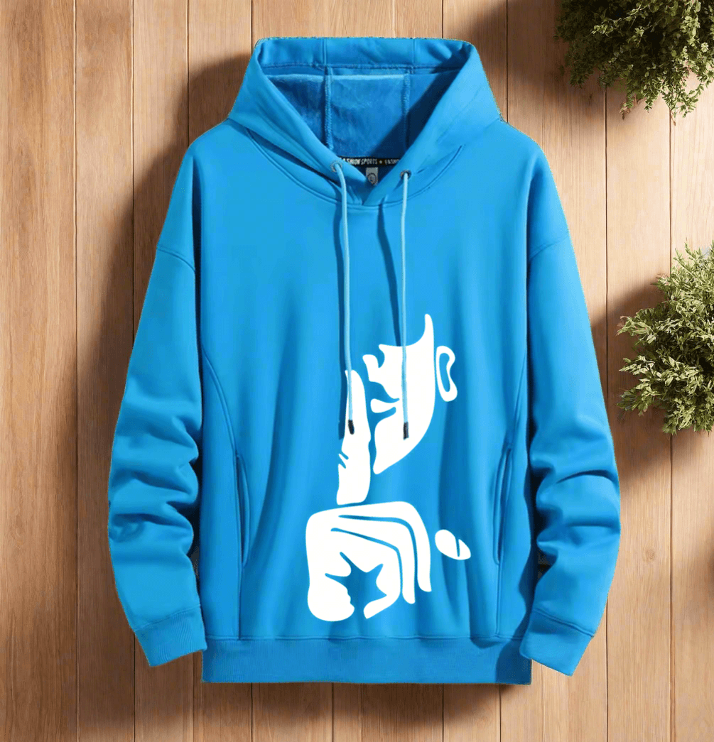 Silence Art hoodie Warm and Street Style