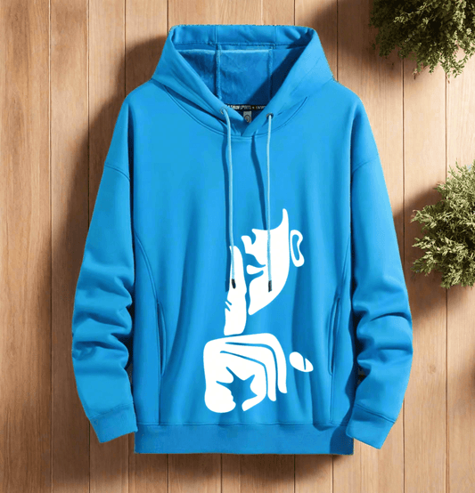 Silence Art hoodie Warm and Street Style