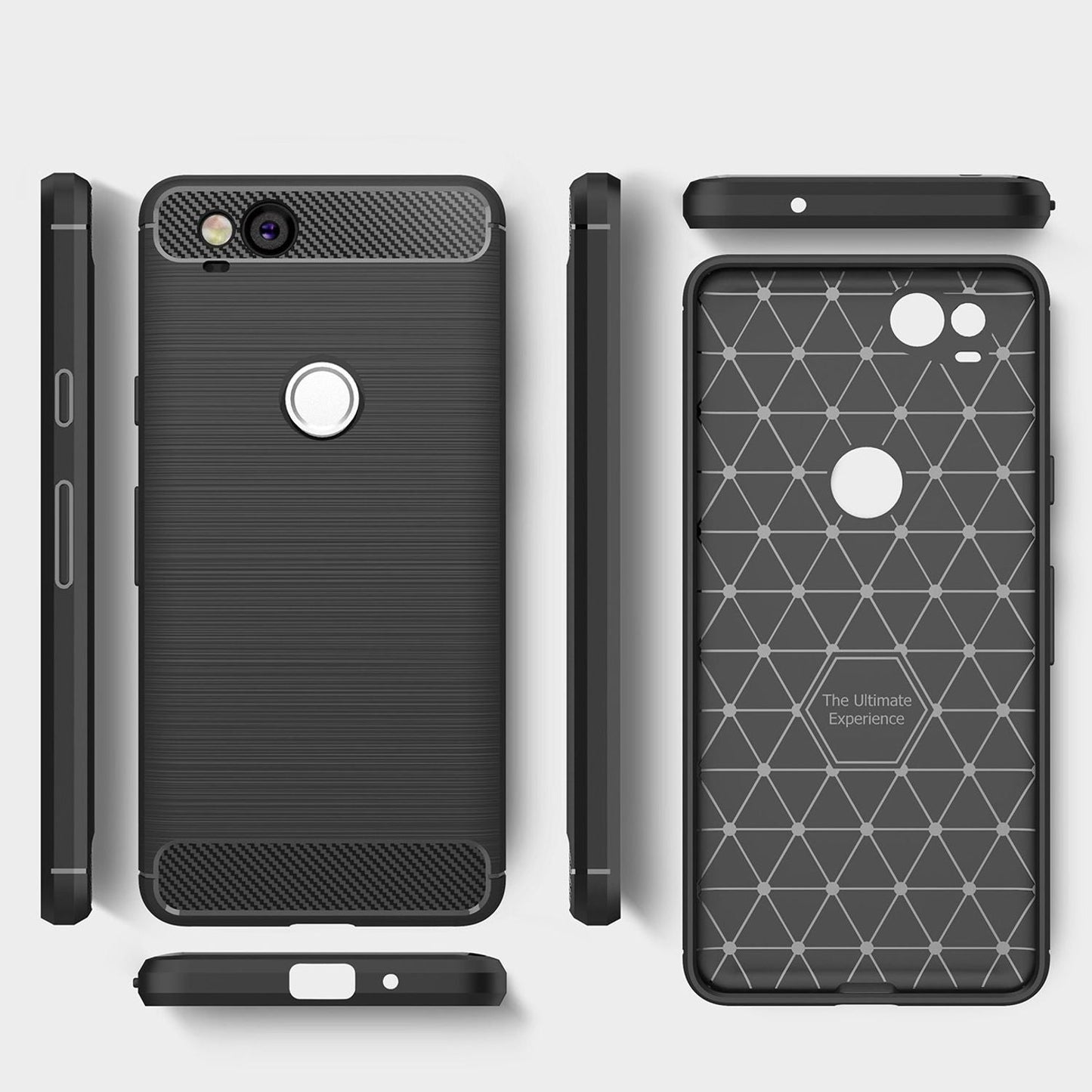 Google Pixel 2 Handy Hülle von NALIA, Dünnes Case Cover Silikon Schutz Bumper