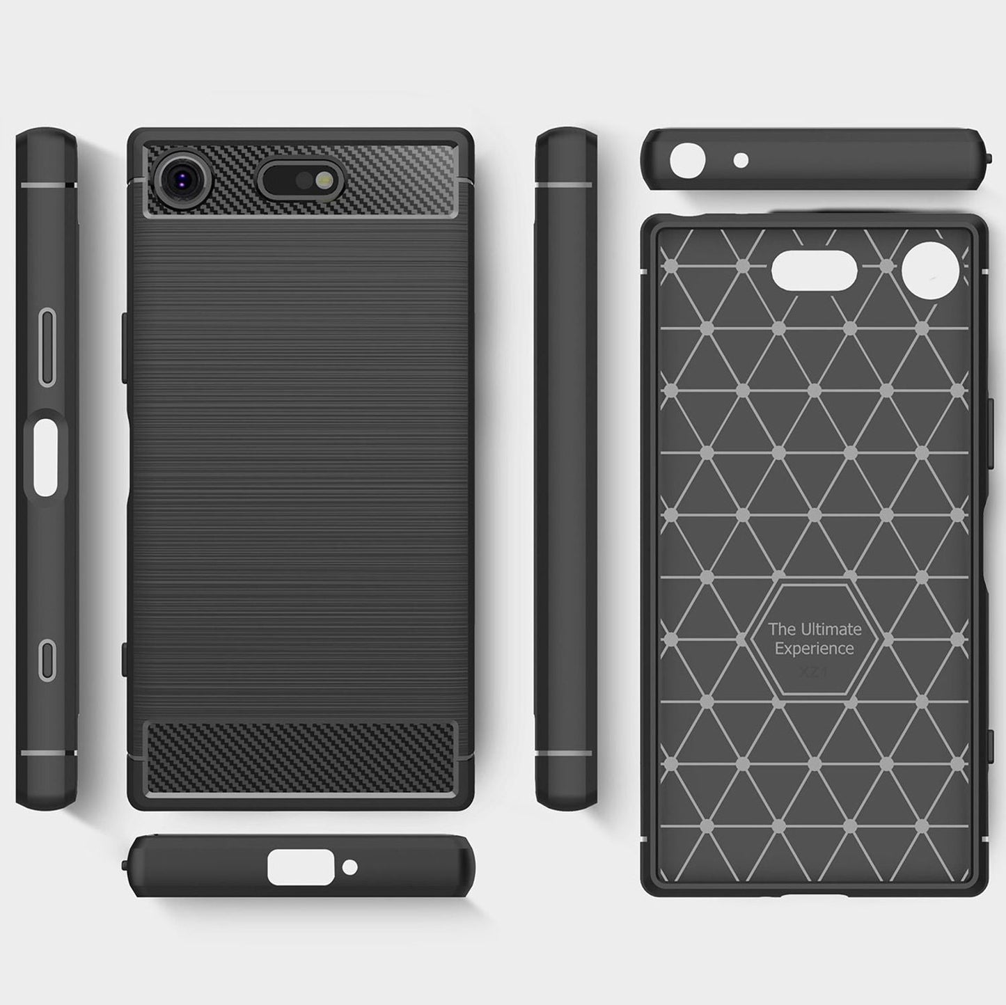 Carcasă de protecție subțire pentru Sony Xperia XZ1 Compact - Dimensiune XZ1 Compact, Material silicon TPU, Potrivire precisă