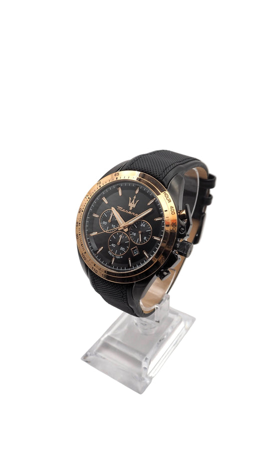Maserati Traguardo Chronograph - Quarzwerk 45 mm Wasserdicht 10 bar