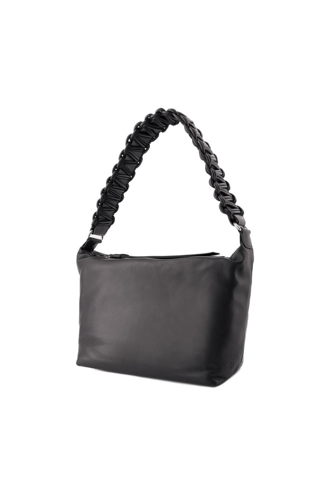 Hobo Lattice XL Tasche - Kara - Leder - Schwarz