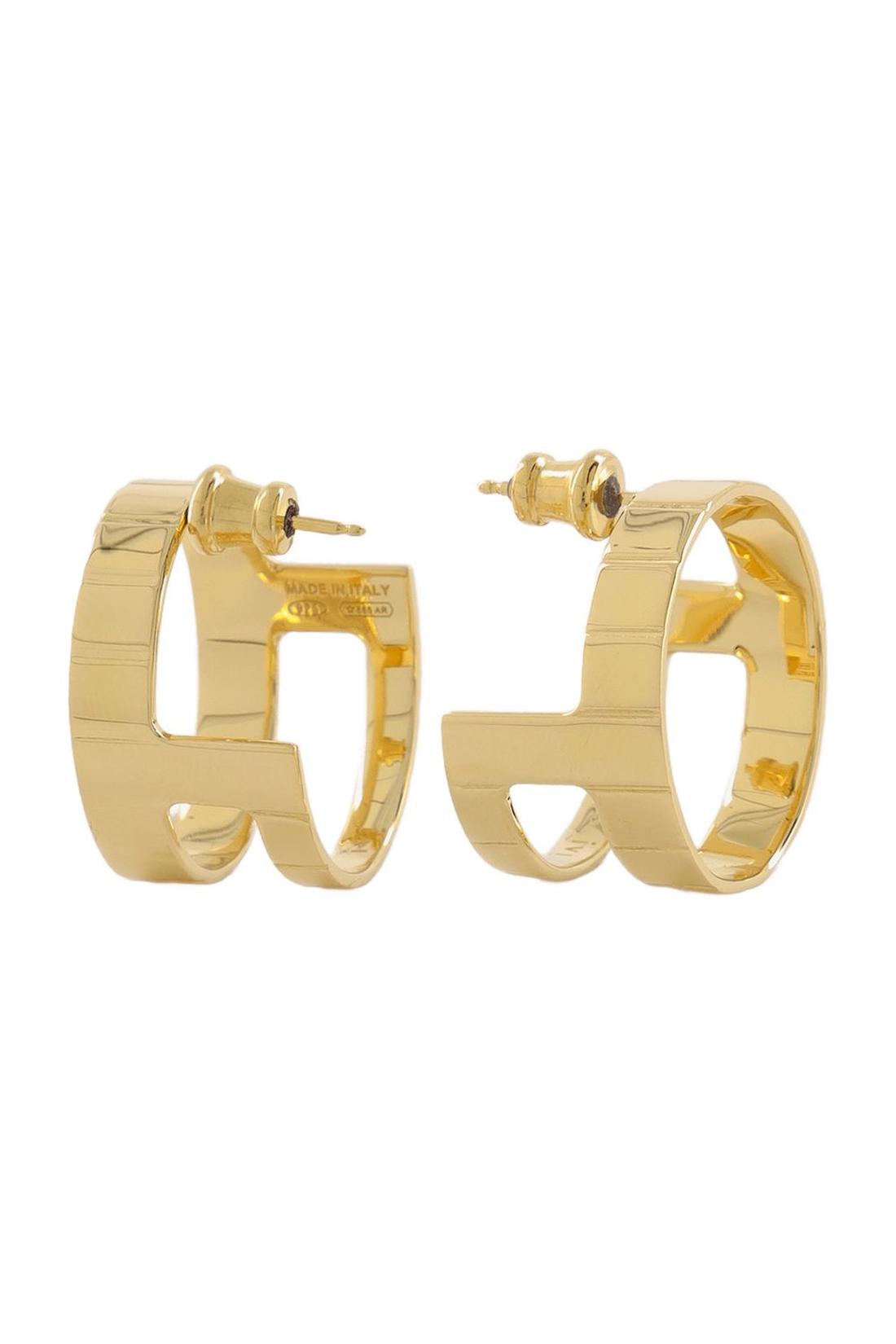 Ohrringe slot Plaquées Gold