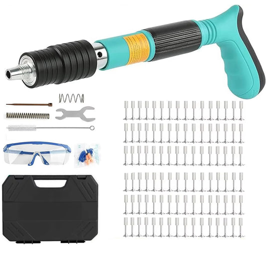 Nietpistole 2025: Mini Manual Steel Nail Gun Rivet Gun Concrete Wall Ceiling Anchor Fastener Tool Collection