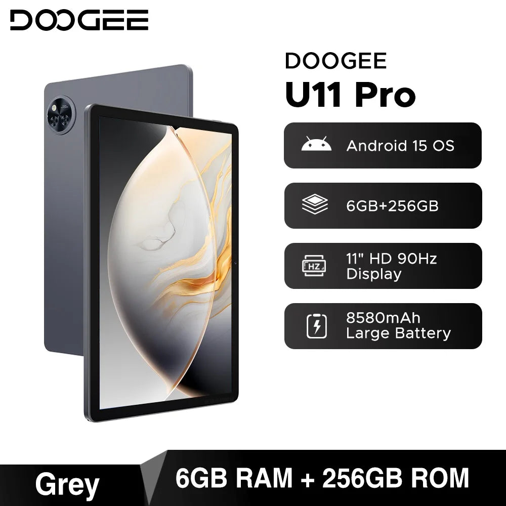 DOOGEE U11 Pro Android Tablet - 6GB RAM 11 Zoll Unisoc T7200