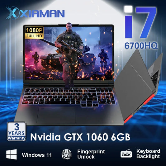 Xiaman 16" Gaming-Laptop - i7-6700HQ, GTX 1060, 1TB SSD