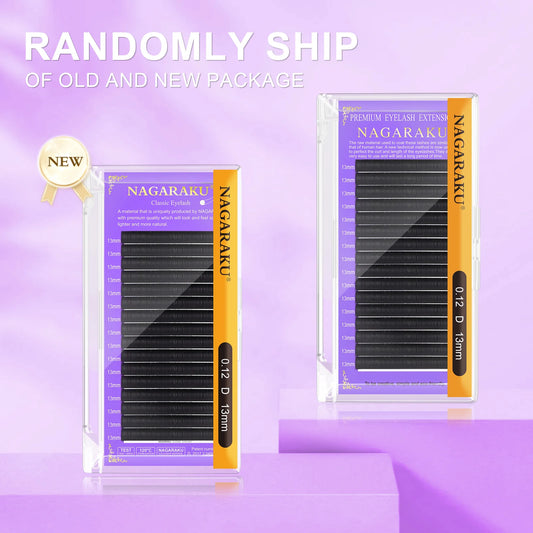 NAGARAKU Premium Faux Mink Individual Eyelash Extension Supplies Lashes Natural Soft Mink Eyelash Makeup Classical Eyelashes