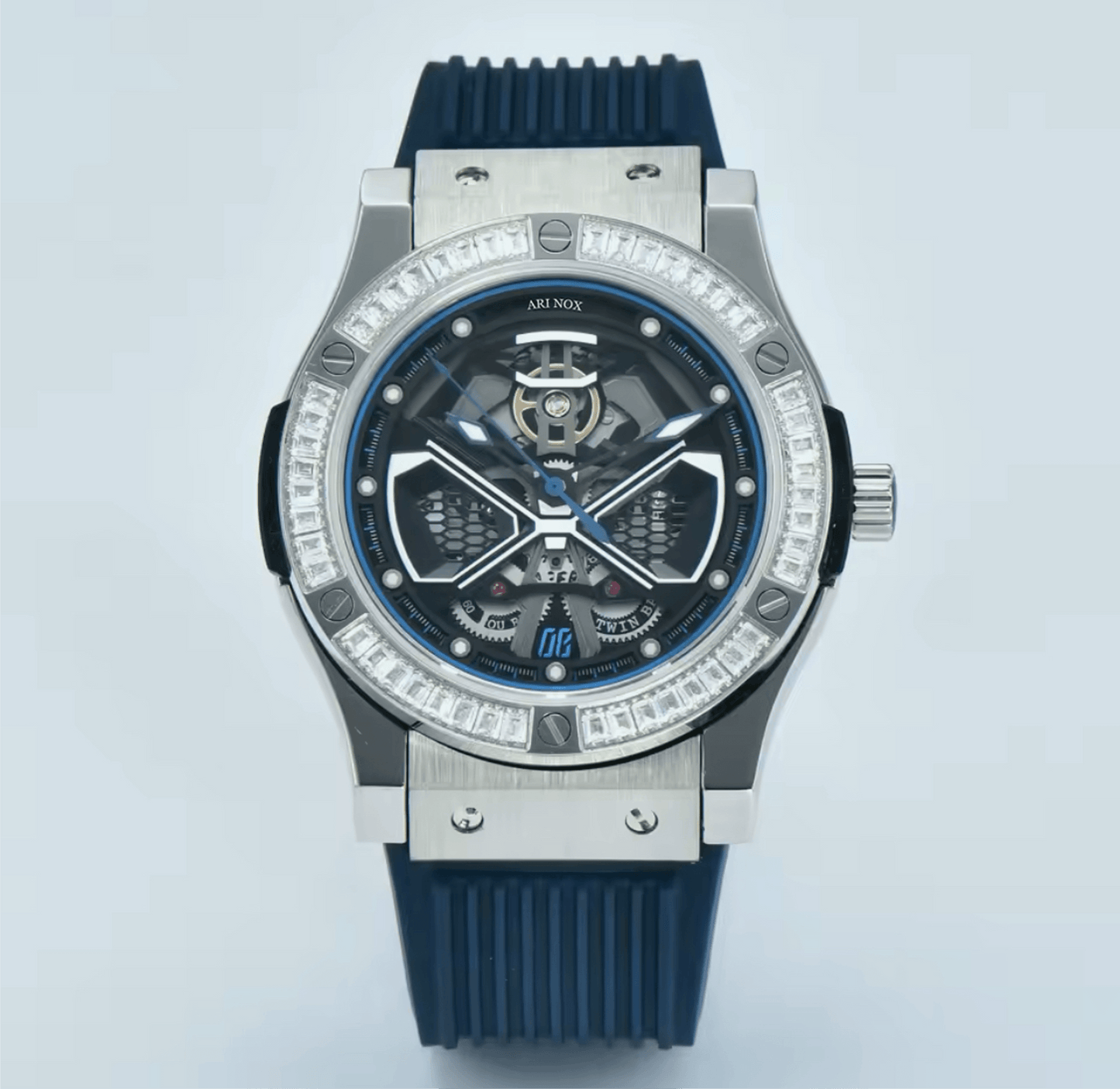 ARI NOX ,Knight sapphire glass Stainless Steel mechanical watch