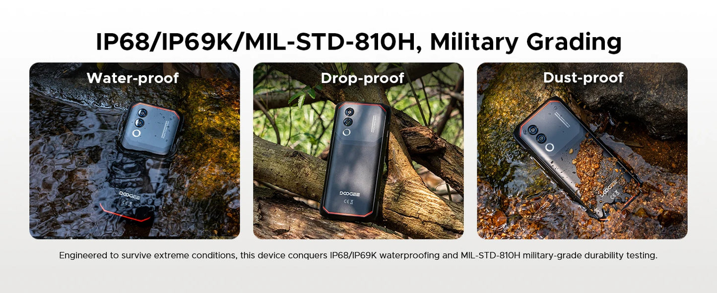 DOOGEE Blade20 Turbo Robustes 5G Smartphone - 10300 mAh, 33W, 6,6 Zoll