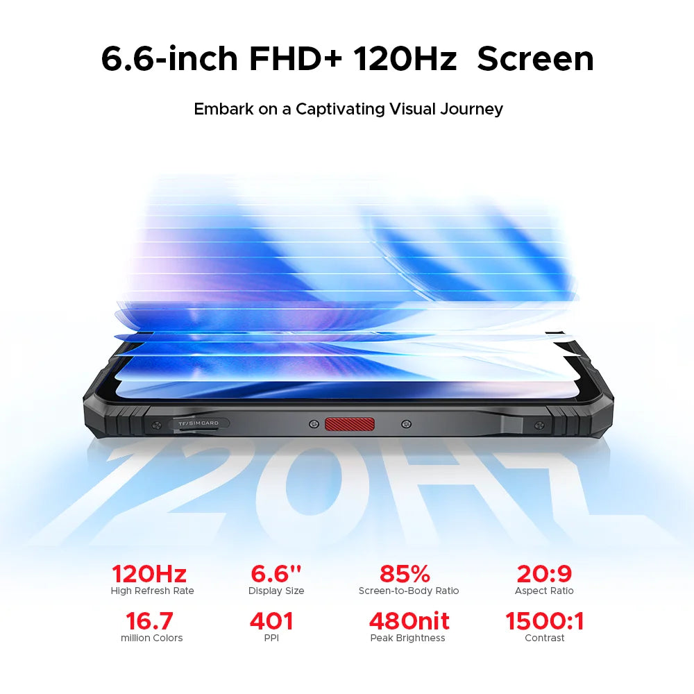 Doogee S118 Pro Robustes 5G Smartphone - 10800 mAh, 33W, 6,6 Zoll