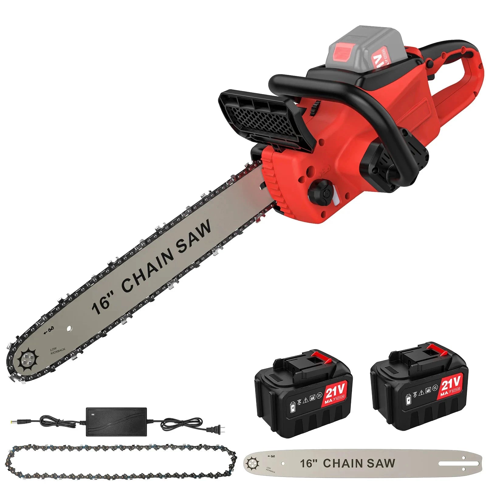 TKKEACE Akku-Kettensäge Bürstenlose - 3000W, 50 cm Schnitt, 18 Zoll by Golden Bridge Store