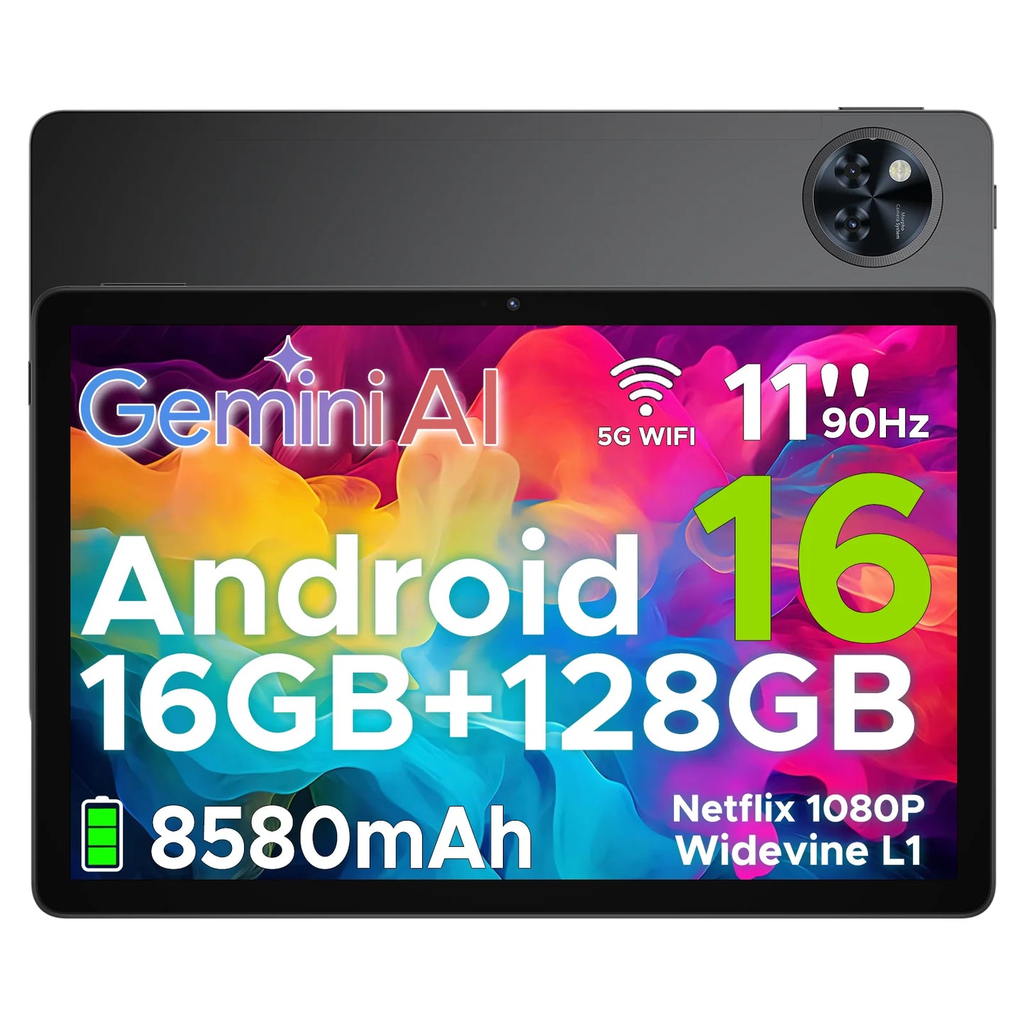 DOOGEE U11 Ultraklares 90 Hz Display -11 Zoll 128 GB ROM 8580 mAh Akku