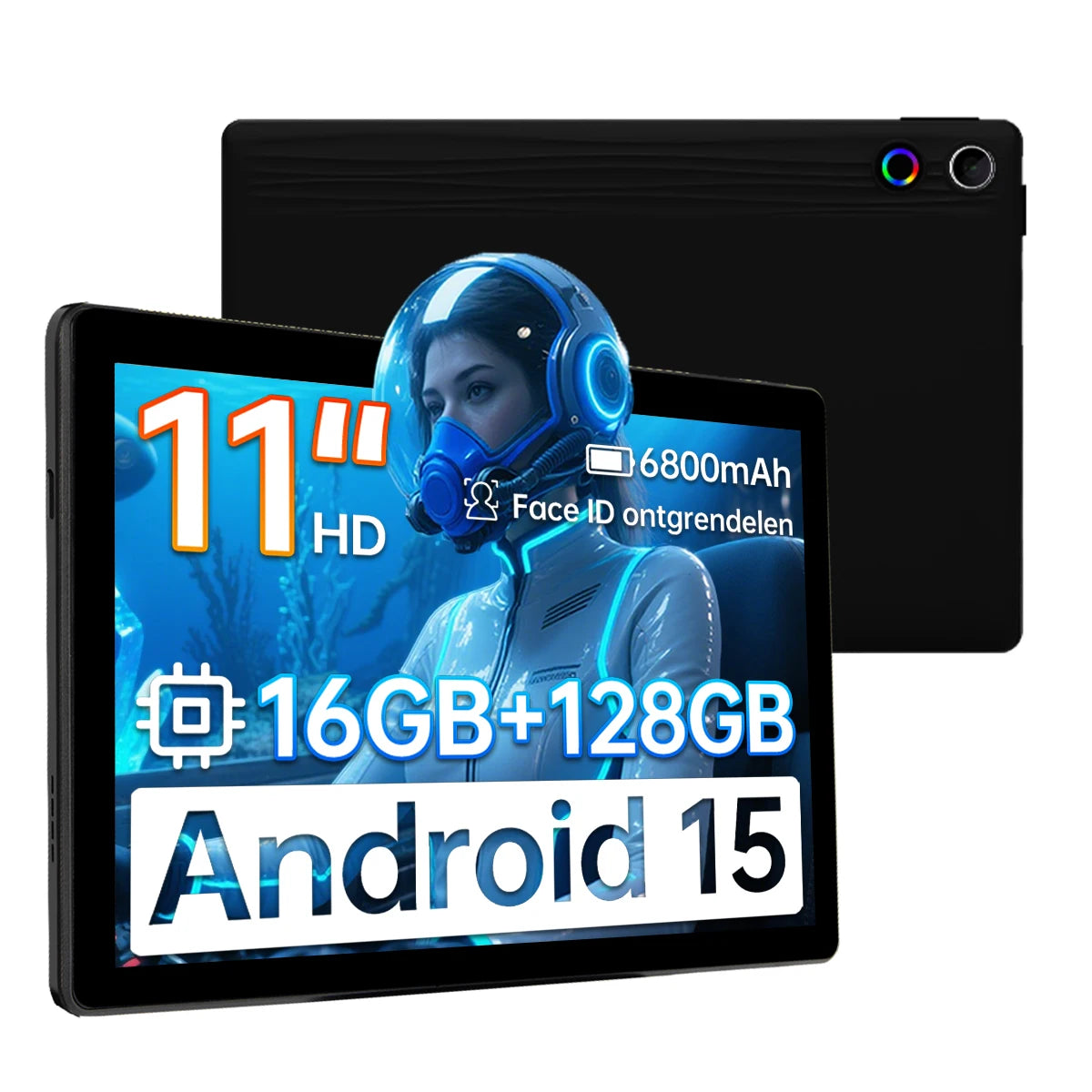 URAO A7 Android 15 - 11 Zoll Display, 16 GB RAM, 128 GB Speicher