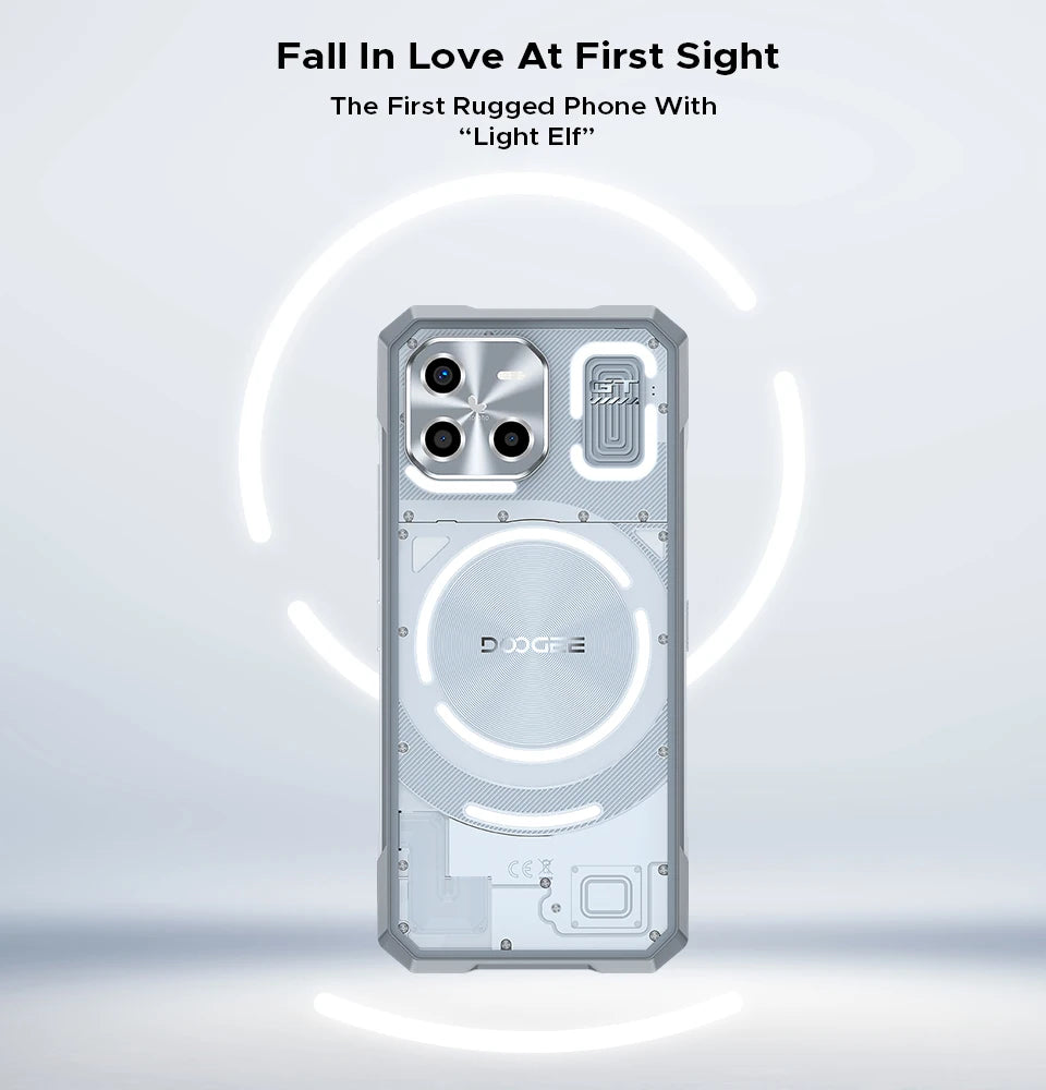 DOOGEE Blade GT Ultra LED-Lichteffekt - 5500 mAh, 33 W, 6.72 Zoll