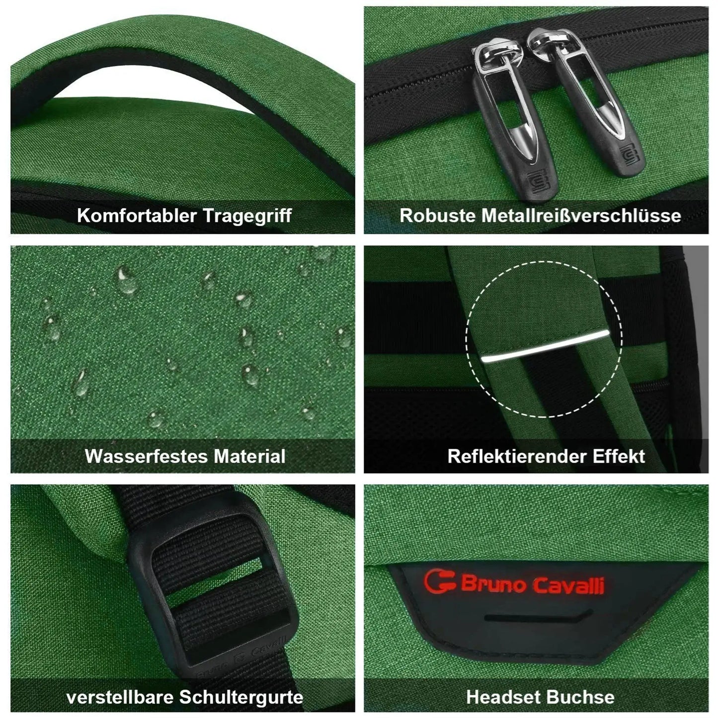 Große Kapazität Rucksack : Laptop Rucksack besitzt mehr als 20 unabhängige Taschen für viel Stauraum und können Powerbank, A4-Ak by Golden Bridge Store