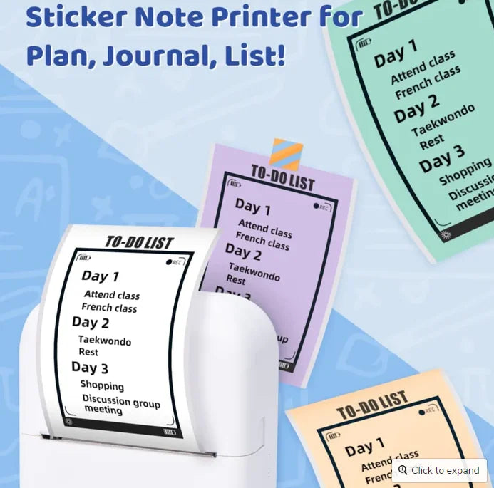 Thermal-Drucker 2025: Phomemo M02X Mini-Inkless - 53/15/25mm Pocket Collection