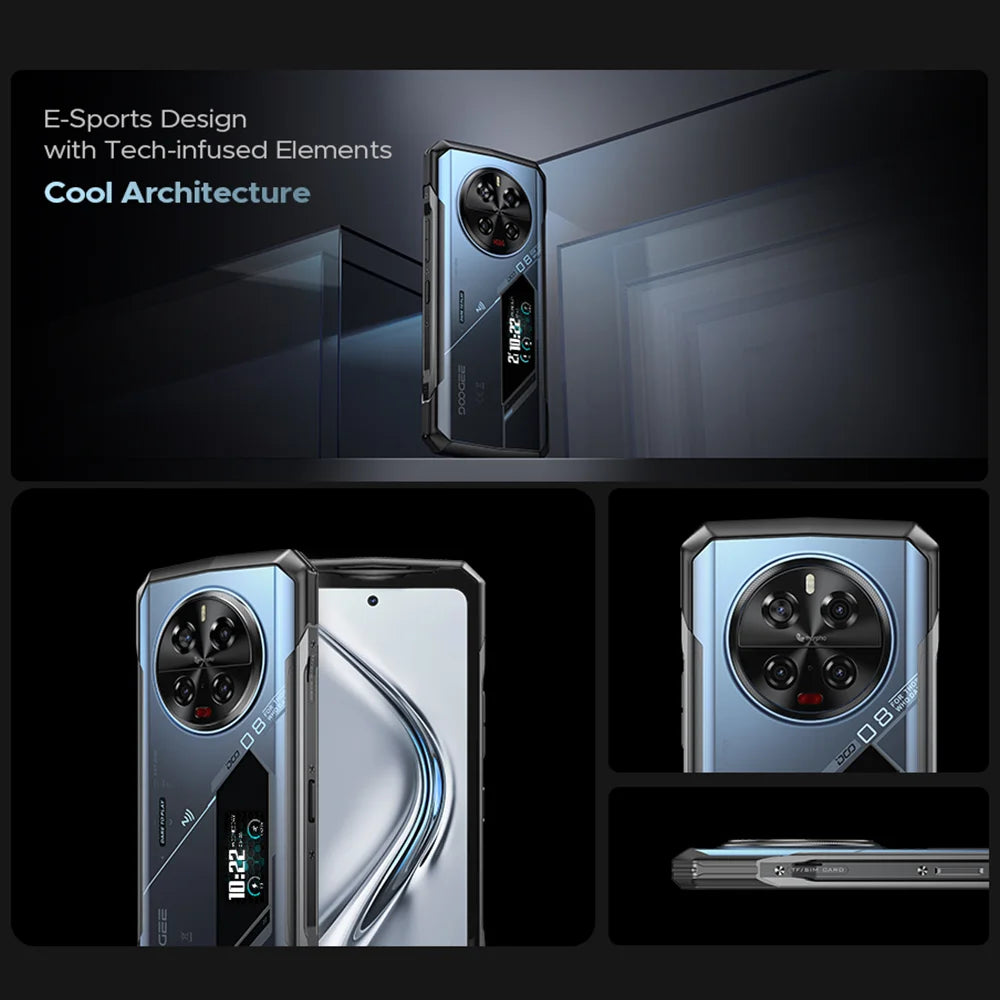DOOGEE V40 Pro Robustes Gaming Smartphone - 8600 mAh 33W 6,78 Zoll