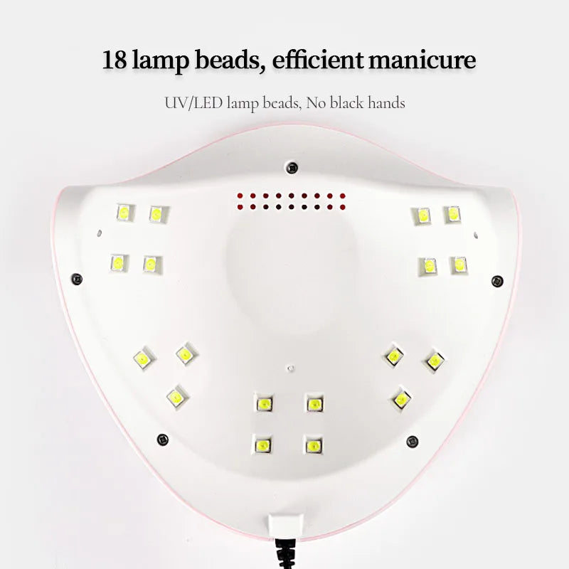 LULAA 54w UV Light for Gel Nails Drying Lamp Professional Material Nail Dryer LED Lamp For Nails Accessories Manicure Tools