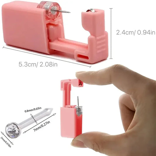 Disposable Self Nose Piercing Gun Self Nose Piercing Gun Kit Safety Nose Piercing Gun Kit Tool