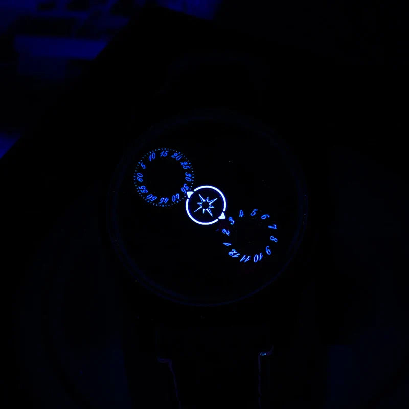 Earth automatic watch unique earth design stainless steel waterproof luminous dial