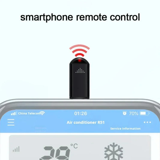 Type C Smartphone Infrared Transmitter Adapter Control Smart App Control Adapter Infrared Remote Suitable for Television
