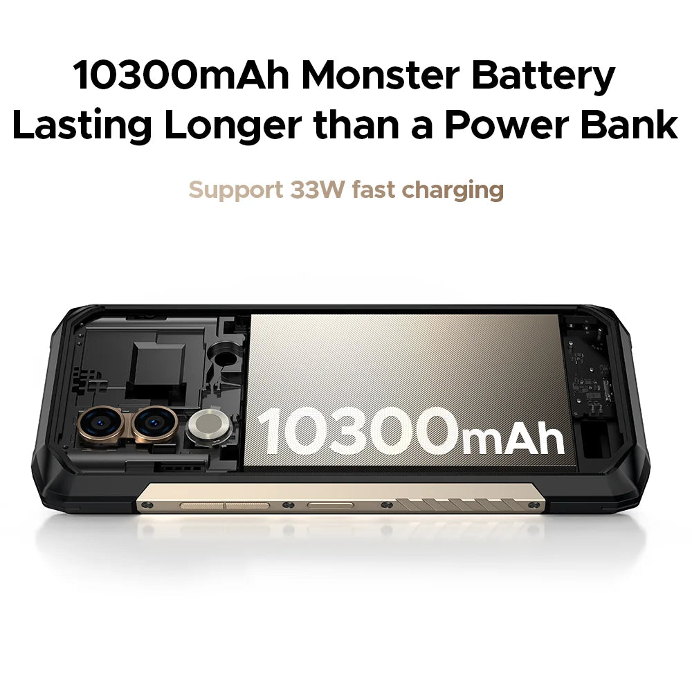 DOOGEE Blade20 Turbo Robustes 5G Smartphone - 10300 mAh, 33W, 6,6 Zoll