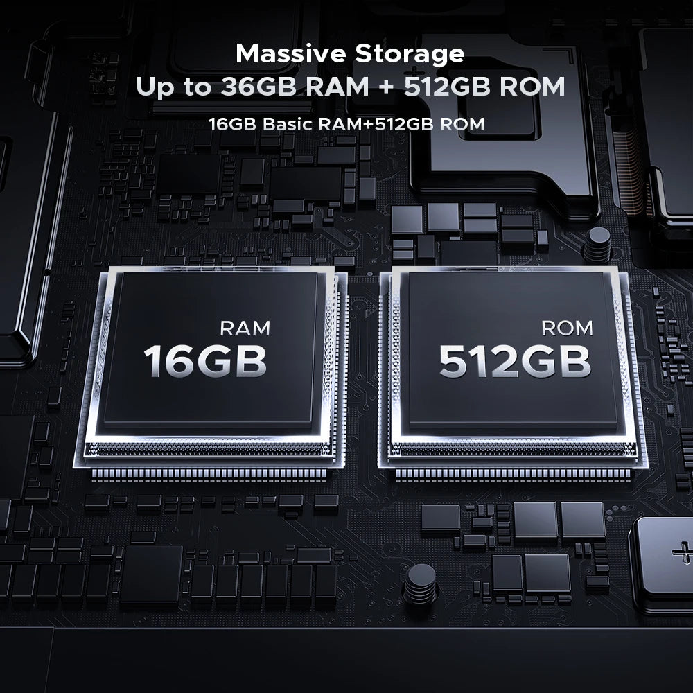 DOOGEE Blade GT Ultra LED-Lichteffekt - 5500 mAh, 33 W, 6.72 Zoll