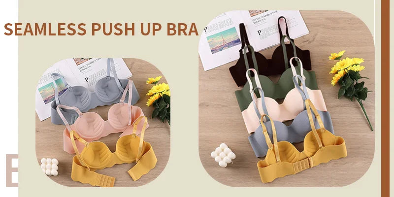 Women Seamless Sports Crop Top Sexy Bra Female Tube Tops Deep V Sexy Women's Underwear Bralette Sleeveless Camis Bandeau Top
