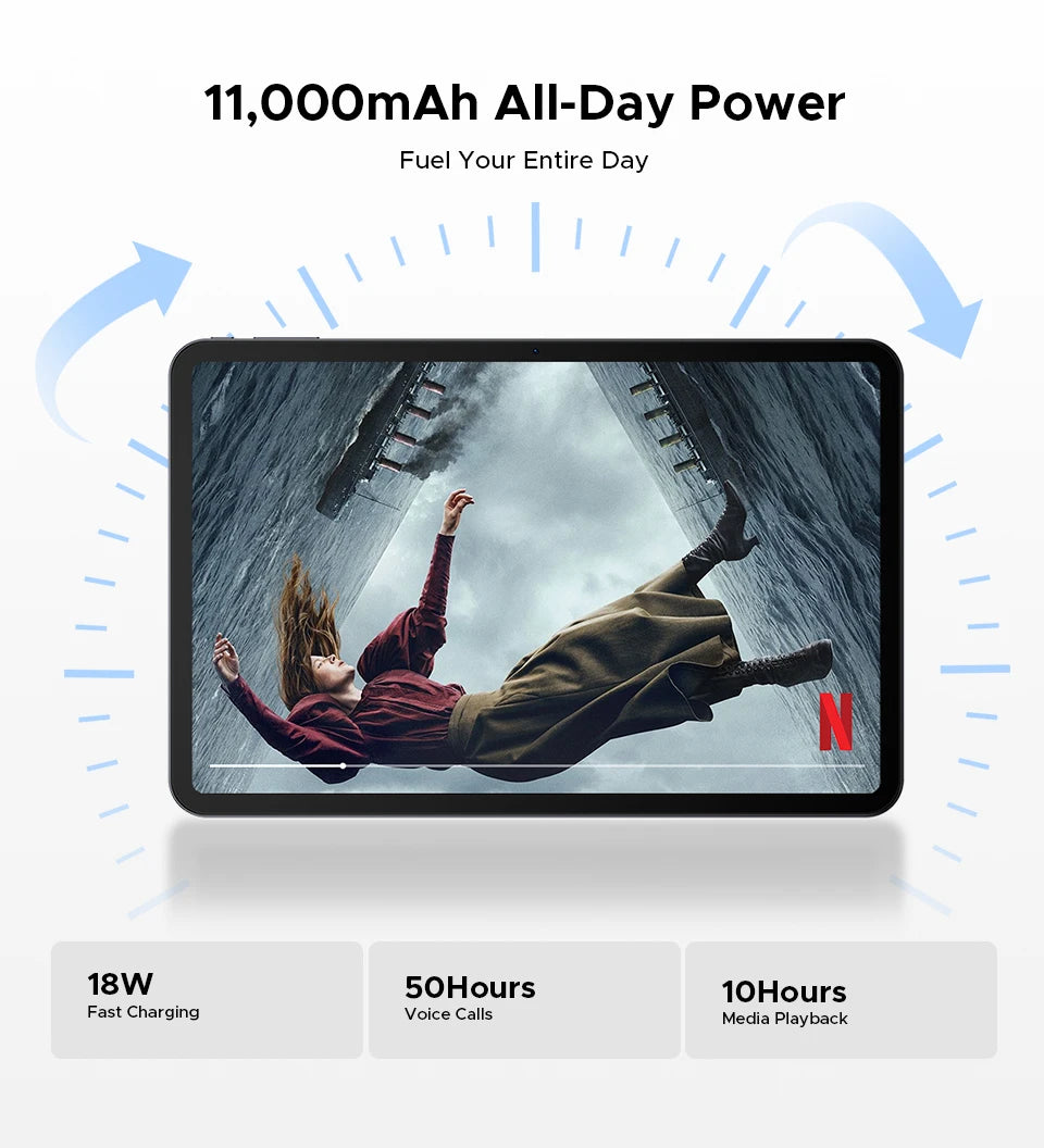 Doogee TabG6Max Ultraslim - 11000 mAh Akku 18W Lade 13,4 Zoll Display