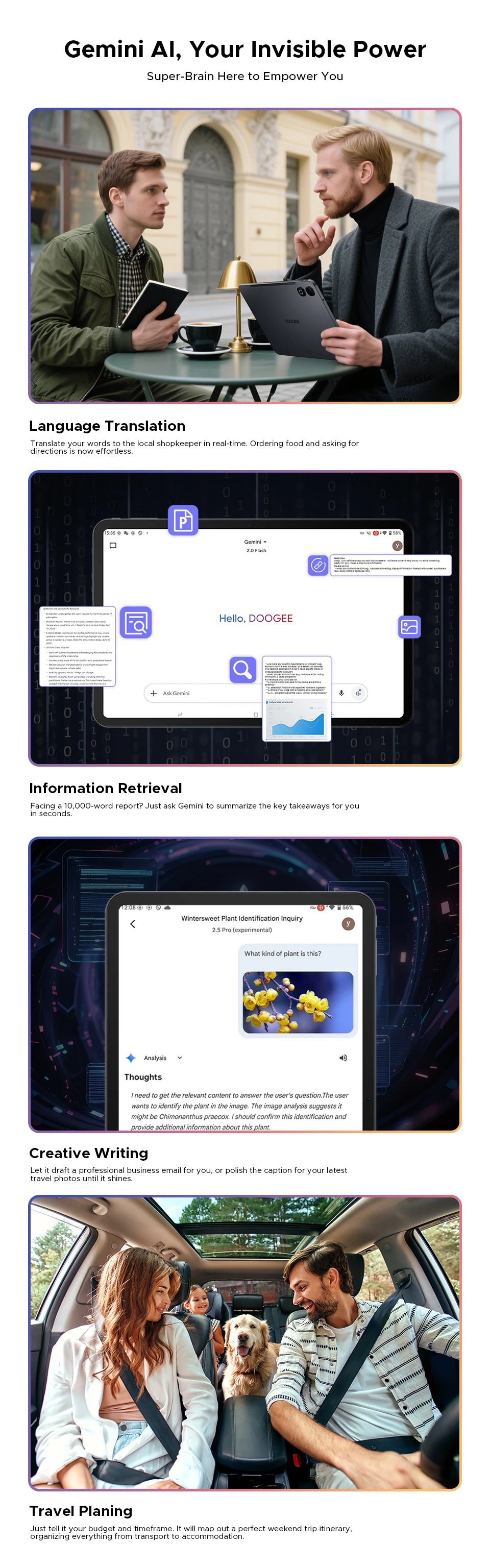 Doogee TabG6Max Ultraslim - 11000 mAh Akku 18W Lade 13,4 Zoll Display
