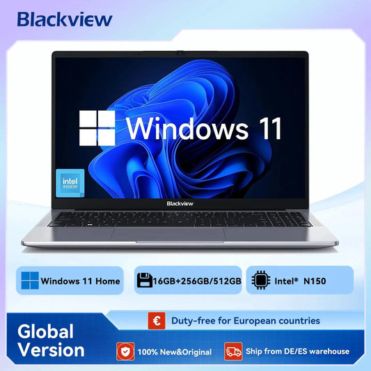 Acebook 6 Laptop Quad Core N150 16GB DDR4 256GB SSD FHD Display