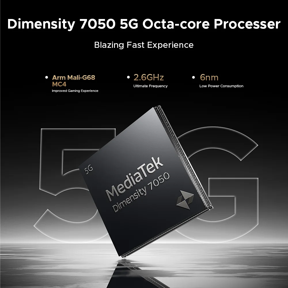 DOOGEE Fire 6 Max Robustes 5G - 20800 mAh, 33W, 6.72 Zoll