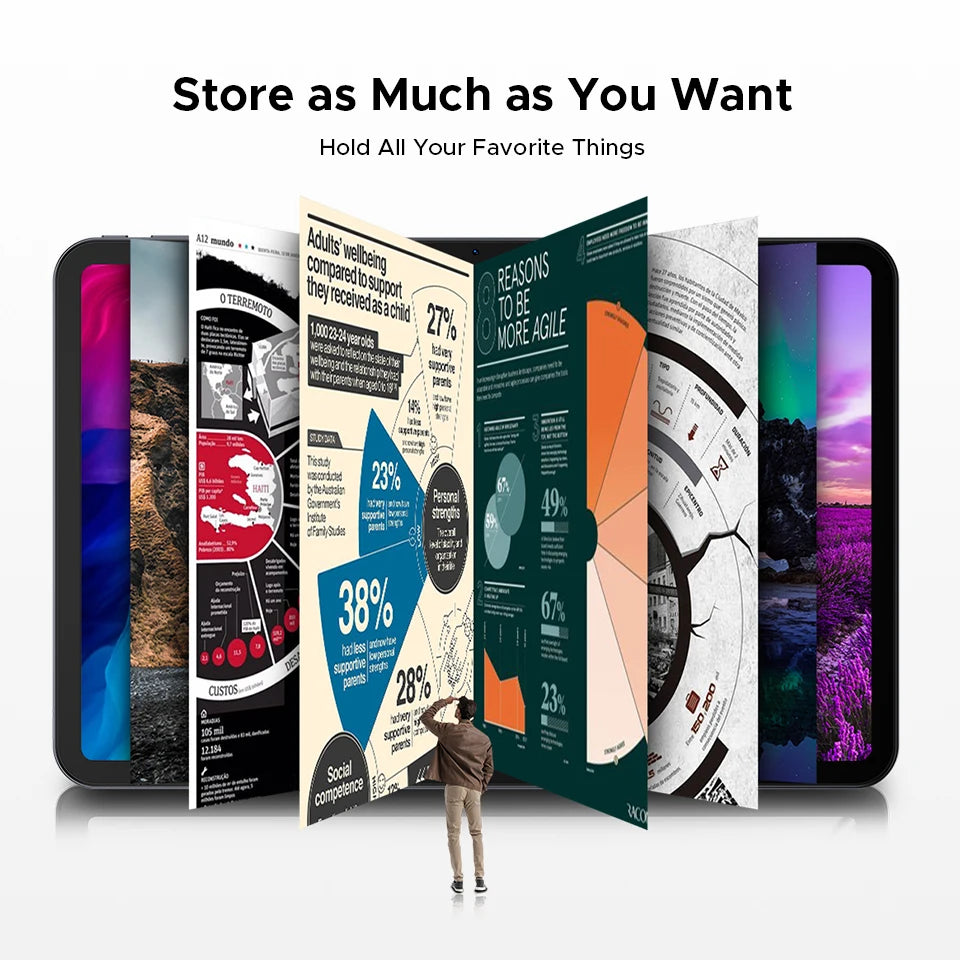 DOOGEE Tab G6 Max Ultrakompakt - 6 GB RAM, 11000 mAh Akku, 13,4 Zoll Display