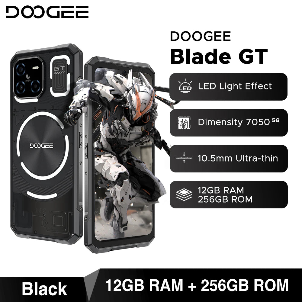 DOOGEE Blade GT Robustes 5G - 5500 mAh 18W 6.72 Zoll