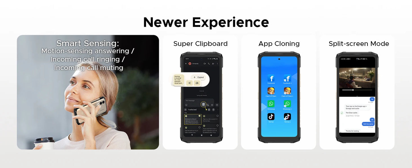 DOOGEE Blade20 Turbo Robustes 5G Smartphone - 10300 mAh, 33W, 6,6 Zoll