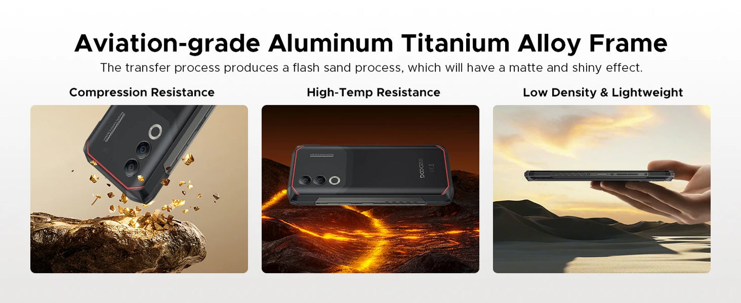 DOOGEE Blade20 Turbo Robustes 5G Smartphone - 10300 mAh, 33W, 6,6 Zoll