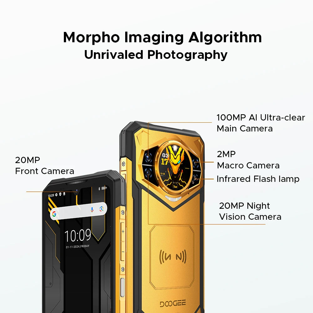 DOOGEE S200 X Robustes 5G - 10100 mAh, 33W Schnellladung, 6,72 Zoll Display