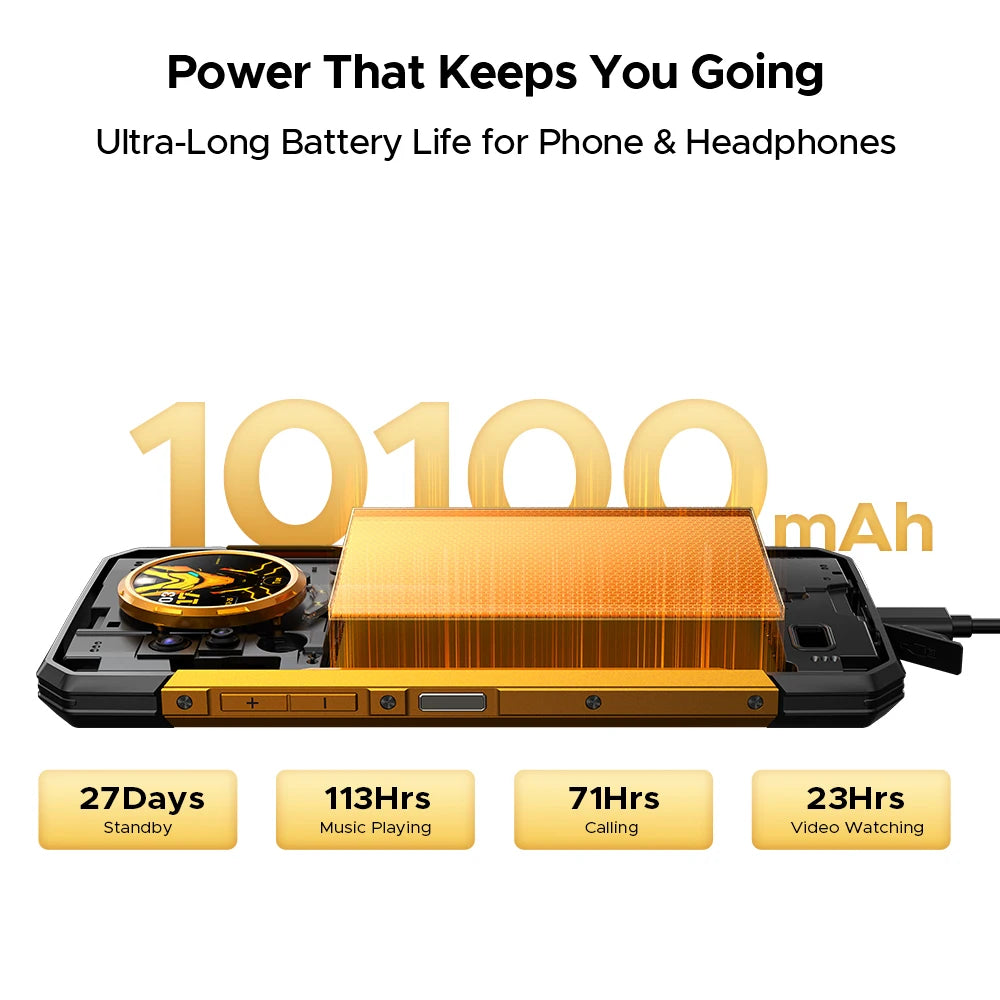 DOOGEE S200 X Gemini AI - 10100 mAh 33W 6,72 Zoll Display