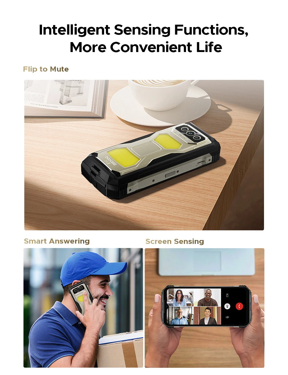 DOOGEE V Max S Robustes 5G - Kapazität 22000mAh 33W 6,58 Zoll