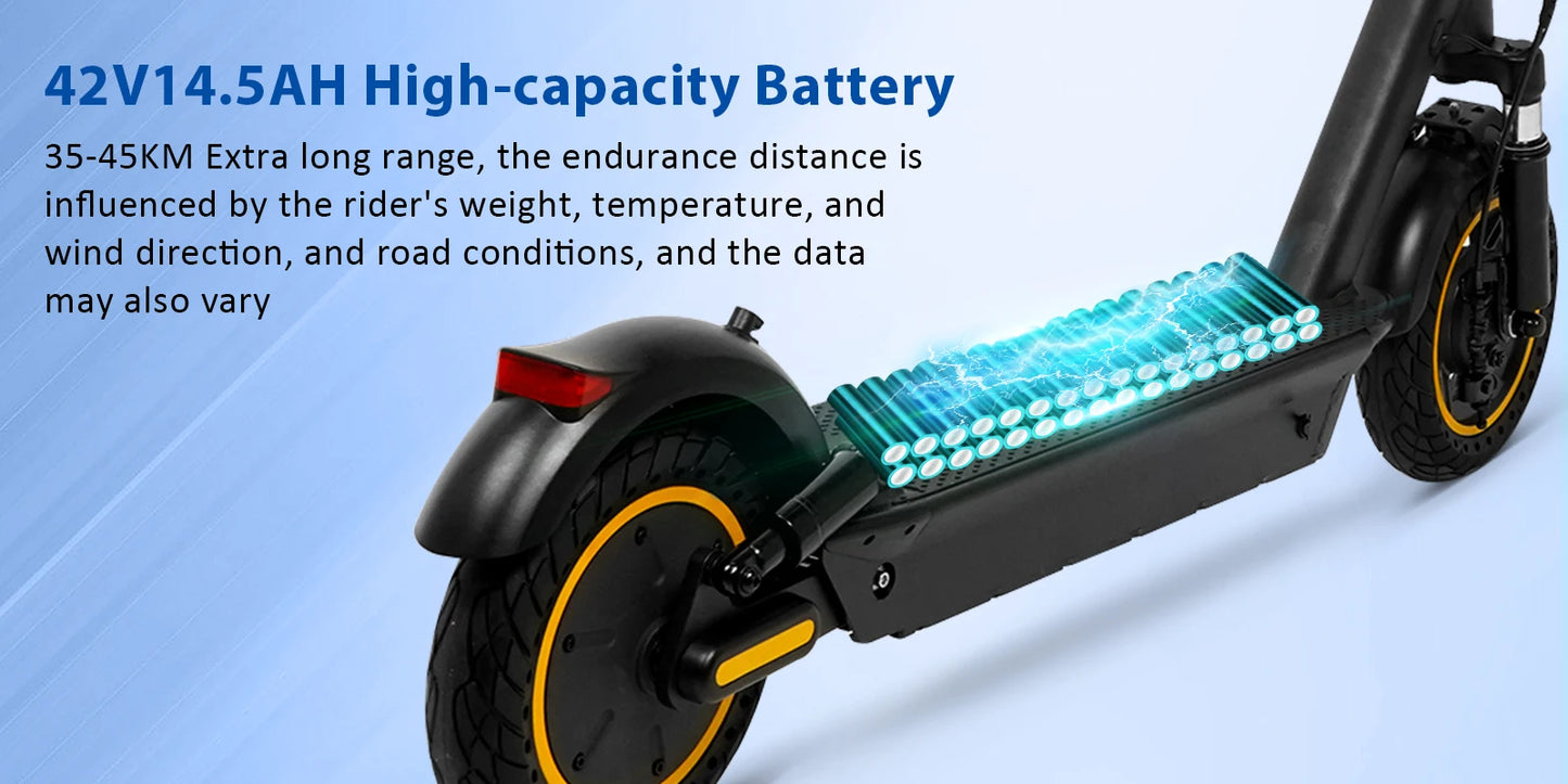 Trotinetă electrică AOVOPRO Upgrade Smart App - Capacitate 7.8/10.5Ah, Putere 350W/500W, Autonomie 25-45 KM